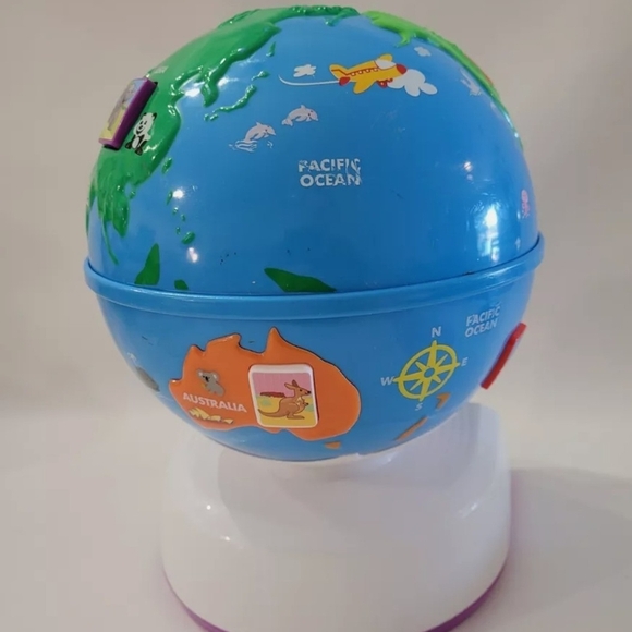 Fisher-Price Blue and Green Learning Globe Toy - Picture 4 of 6